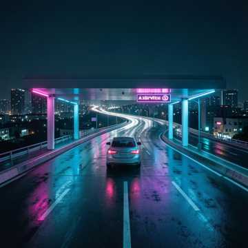 霓虹标牌未眠