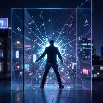 摔碎了才敢重来