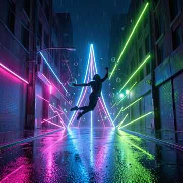 霓虹里的电光火