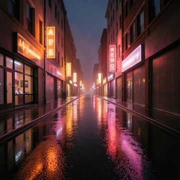 霓虹空巷