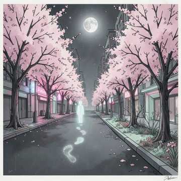 樱花那边的街