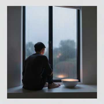 雨停在门口