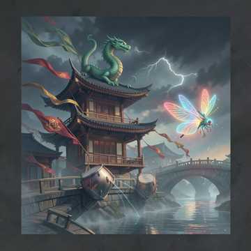 座山雕白虎