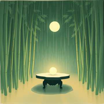 竹影贴