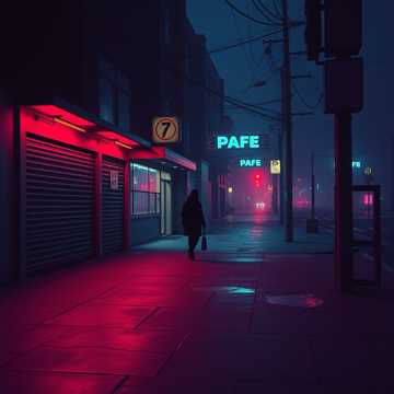霓虹泡影街