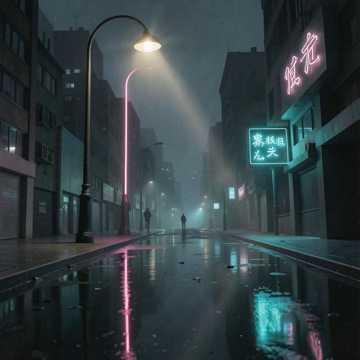 霓虹剩一盏