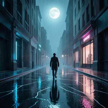 霓虹剪影