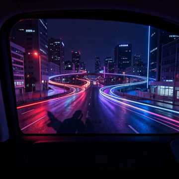 尾灯划破环线