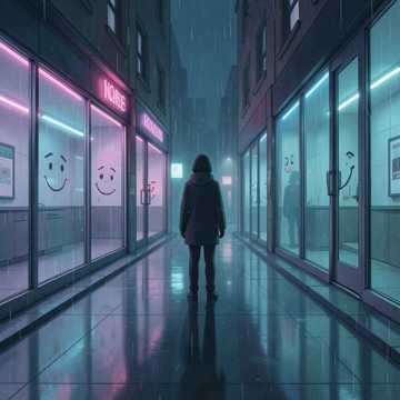 霓虹的倒刺
