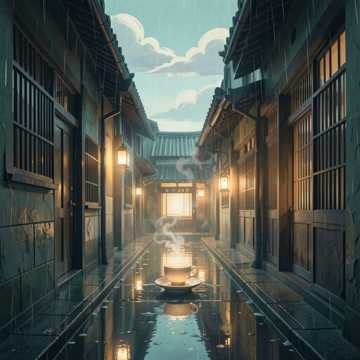 巷口茶一盏