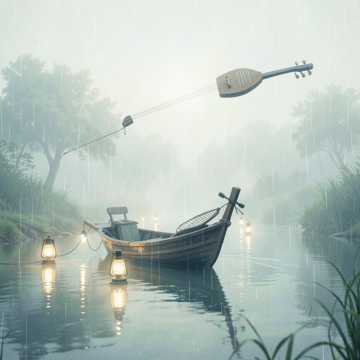烟雨行舟