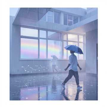雨后的白衬衫