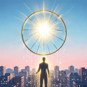 碎镜映晴天