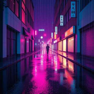 霓虹雨的转圈