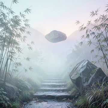 雾里山径
