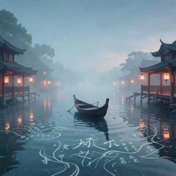 烟雨客舟