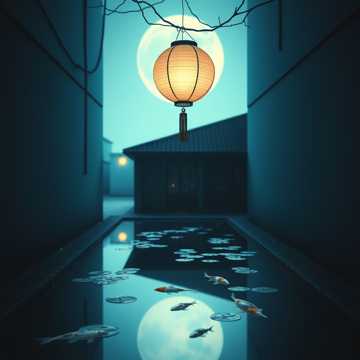 月影偷眼