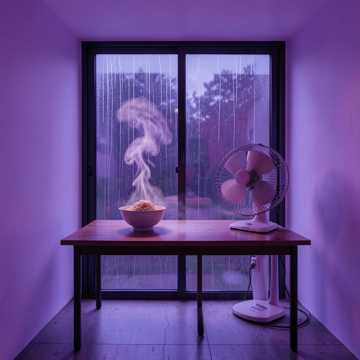 雨敲老窗