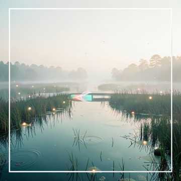 林间湿地