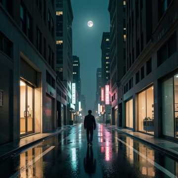 夜里独行