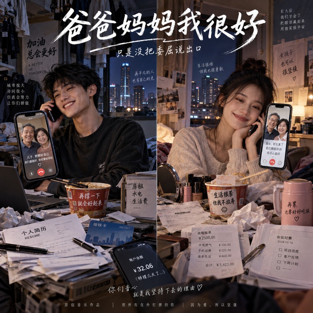 爸爸妈妈我很好