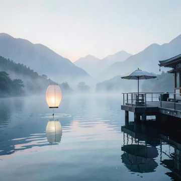 秋水长天色