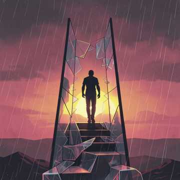 摔碎了才敢重来
