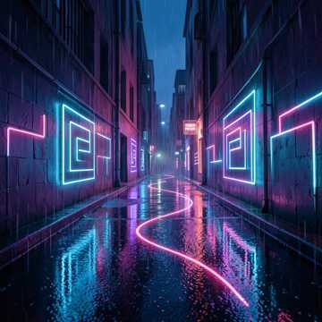 Neon Maze