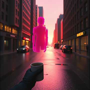 霓虹碎了一地