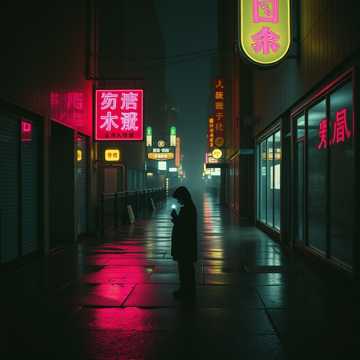 霓虹碎影街