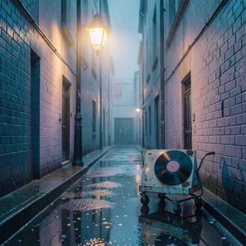 旧唱片与雨天