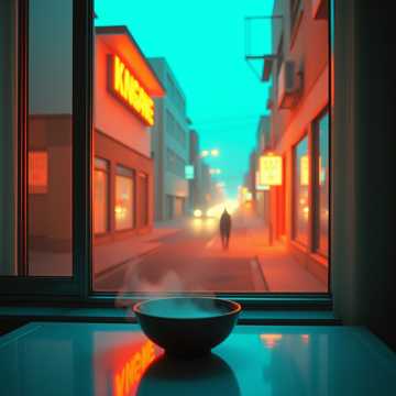 窗口灯还亮着