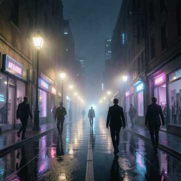 空荡光影尽头