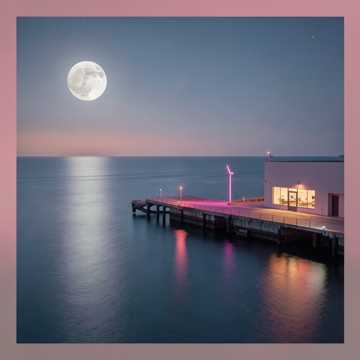 夜色酿的港湾