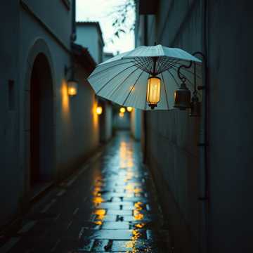 青瓷檐角雨