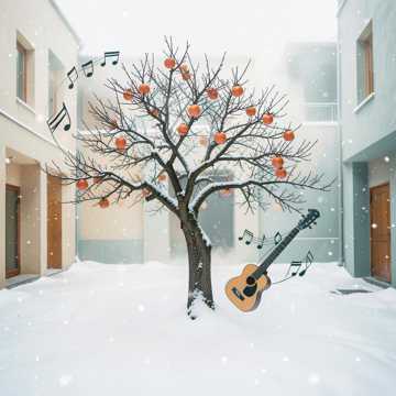 红果落雪