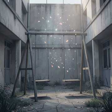 空秋千上的月光