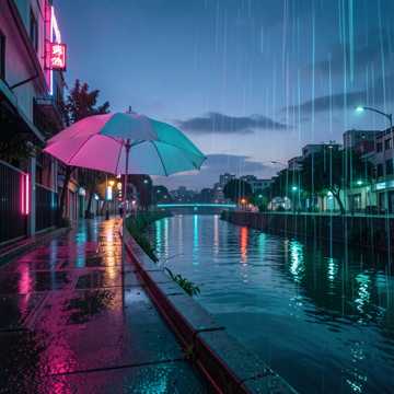 霓虹河岸的另一家