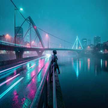 安河桥北的车窗