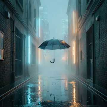 雨浸的烟灰