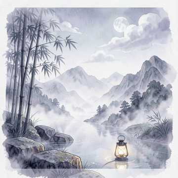 烟雨渡云间