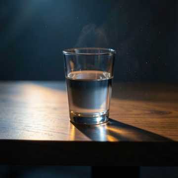 桌边月光