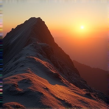 破晓的鞋印