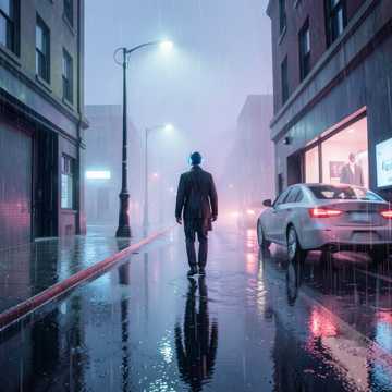 雨落单行道
