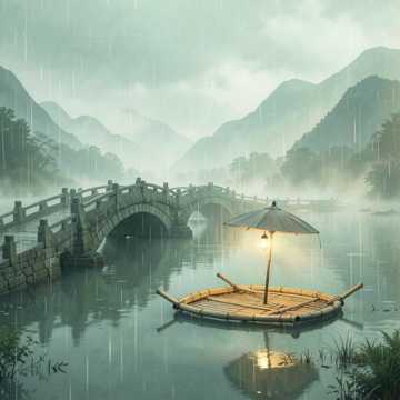 烟雨漓江调