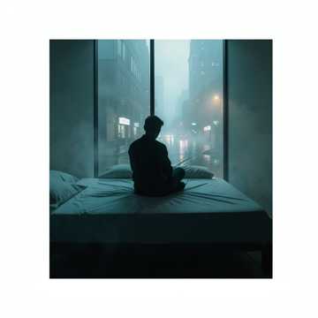 影子在夜里