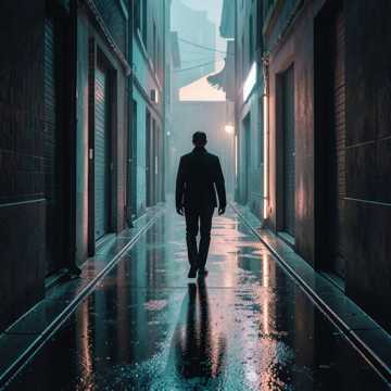 影落无人巷