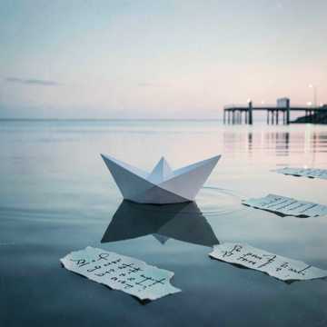 Paper Heartboat