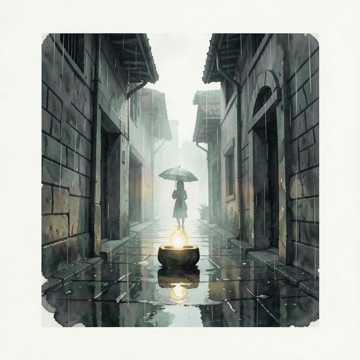 烟雨入砚