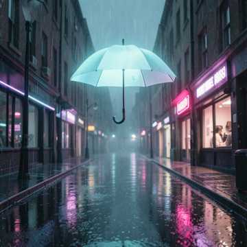悬在半空的雨